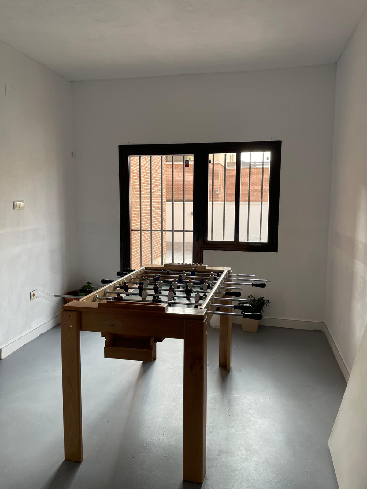 Zona de ocio con futbolín